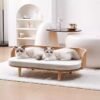 Solid wood dog bed, pet sofa, cat bed, dog bed