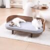 Solid wood dog bed, pet sofa, cat bed, dog bed