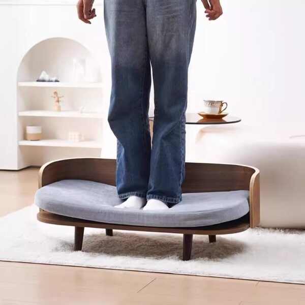 Solid wood dog bed, pet sofa, cat bed, dog bed