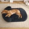 Dog Nest, Cat Nest, Dog Mat, Long Plush Round Pet Nest, Dog Bed, Winter Warmth, Pet Supplies, Pet Bed