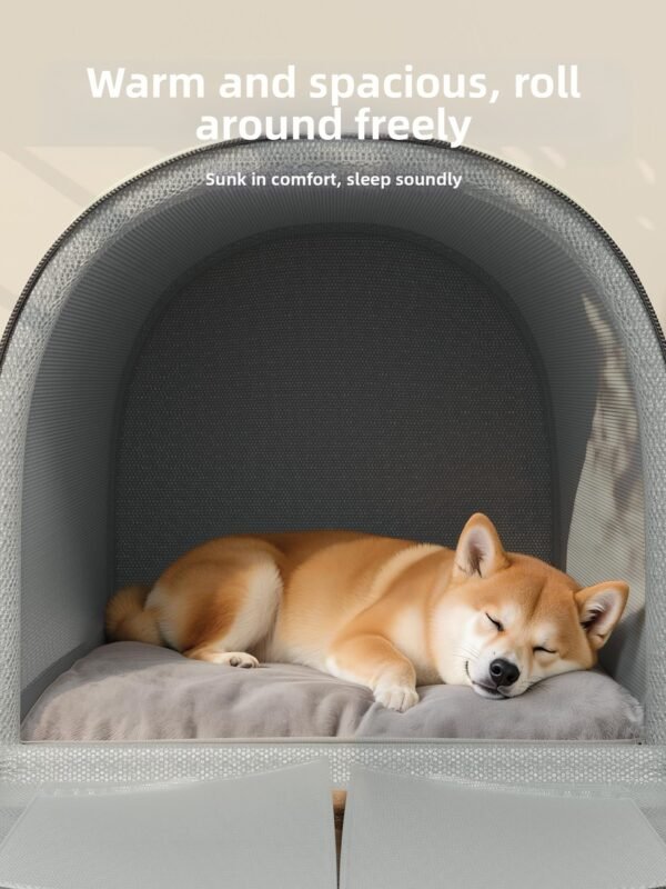 Dog kennel, warm in winter, dog bed for sleeping in winter, dog house, enclosed, secure, large and small dog pet kennels, removable and washable