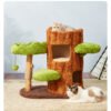【 Tree Hole Series 】 Meow Thinking Tree Solid Wood Cat Crawler, Cat Nest, Internet Celebrity, One Piece, No Occupation, Cat Sisal, Wear resistant