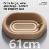 Large space sisal cat scratch board, integrated cat bed, enlarged and widened, wear-resistant and non shedding cat scratch basin