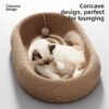 Large space sisal cat scratch board, integrated cat bed, enlarged and widened, wear-resistant and non shedding cat scratch basin