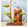 【 Tree Hole Series 】 Meow Thinking Tree Solid Wood Cat Crawler, Cat Nest, Internet Celebrity, One Piece, No Occupation, Cat Sisal, Wear resistant