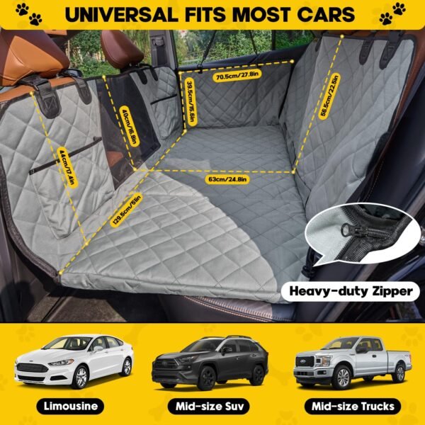 Pet car mat waterproof and dirt proof pet car seat cushion rear car pet mat wholesale car dog mat