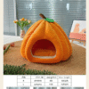 Cat Nest Pumpkin Cat Nest Winter Cat Nest Closed Security Detachable Washable Dog Nest Warm Plush Christmas Nest