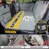 Pet car mat waterproof and dirt proof pet car seat cushion rear car pet mat wholesale car dog mat