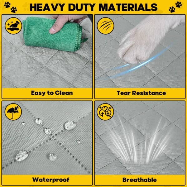 Pet car mat waterproof and dirt proof pet car seat cushion rear car pet mat wholesale car dog mat