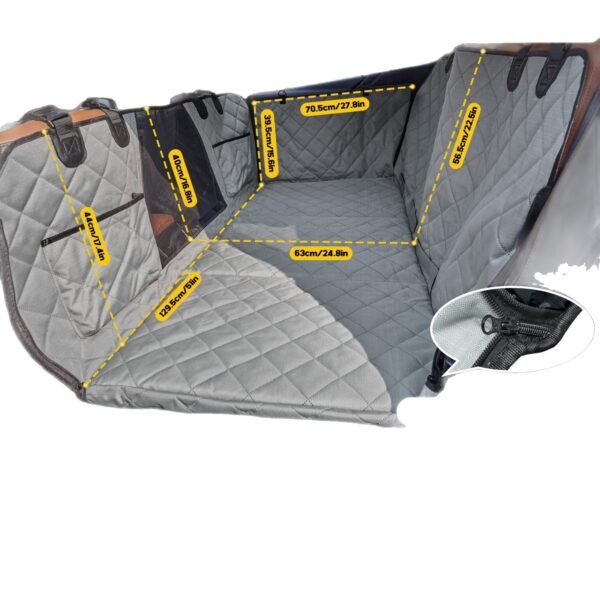 Pet car mat waterproof and dirt proof pet car seat cushion rear car pet mat wholesale car dog mat