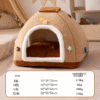 Dreamy Cute Pet Tent Nest Cream Princess Wind Cat Nest Cat Bed Closed Pet Dog Nest Wholesale