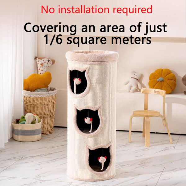 Honey jar cat climbing frame cat nest cat tree integrated sisal bucket mailbox cat nest cat house cat nest