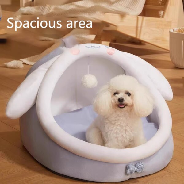Closed cat bed, multi cat home, pet house for sleeping cats, dog bed, semi closed, breathable, removable and washable