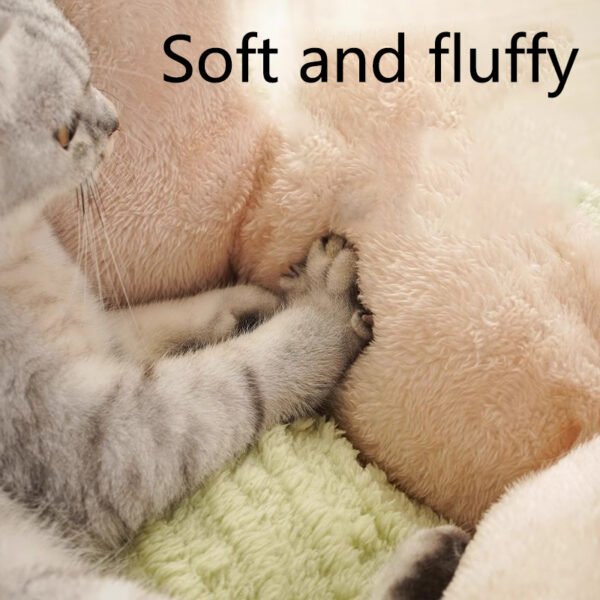 Winter Cat House Pet Cactus Nest Thickened Plush Pet Nest Cat Bed Cat Nest Warm Dog Nest