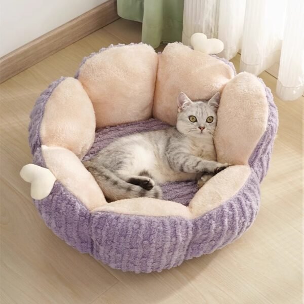 Winter Cat House Pet Cactus Nest Thickened Plush Pet Nest Cat Bed Cat Nest Warm Dog Nest